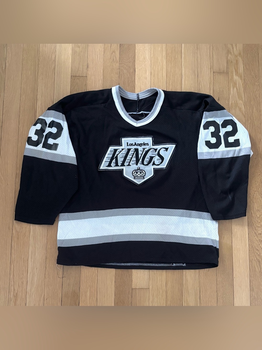 Vintage 90s CCM Los Angeles Kings Kelly Hrudey Jersey Mens M Black Hockey
